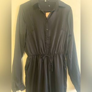 Missguided Tall utility black Jumpsuit Size 8